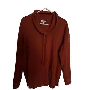 Kim Rogers Sweater Turtleneck Size XL Orange